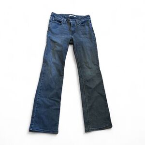 Levi's Women's Bootcut Jeans in Two-Tone Blue Denim